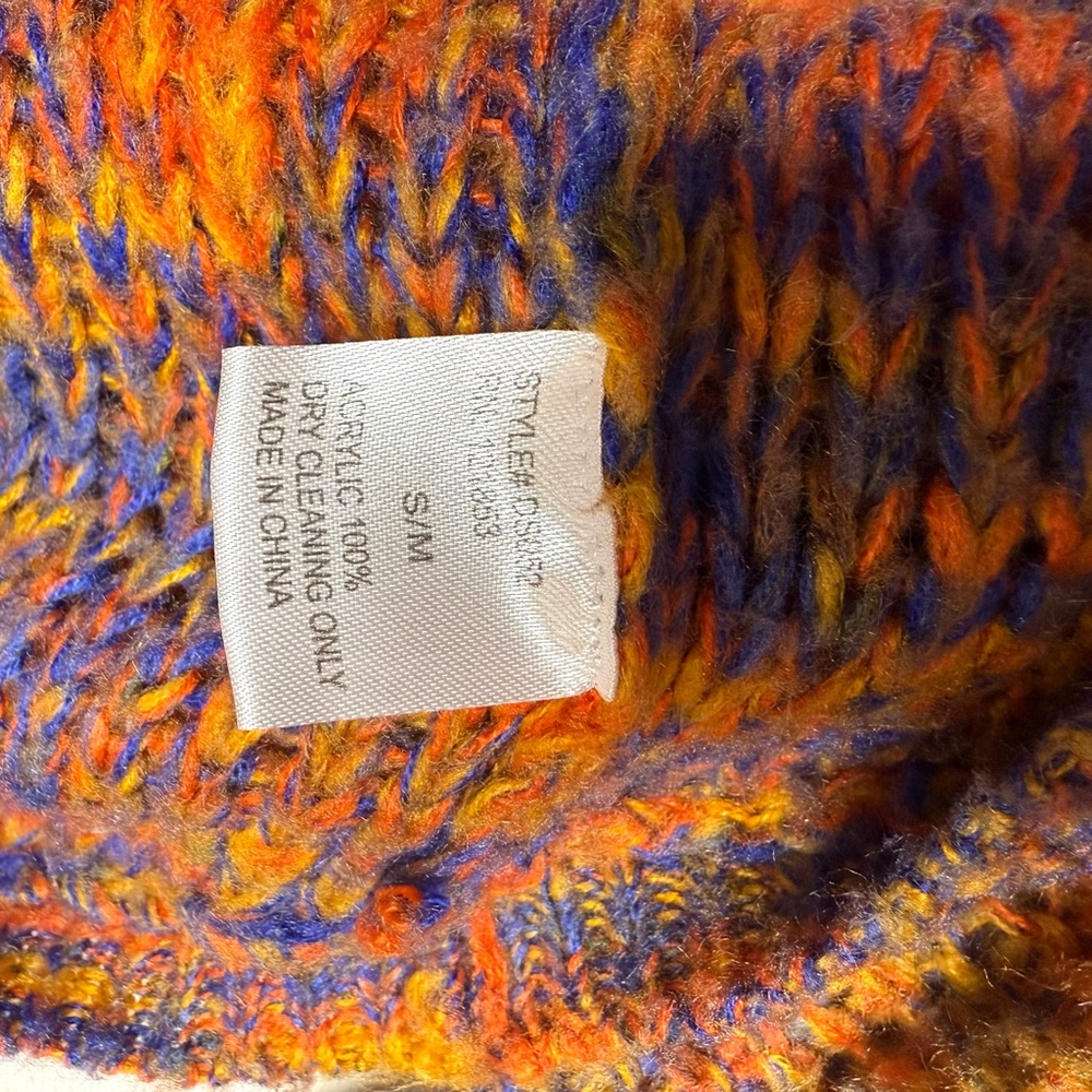 Vintage Callie Mac Multcolor Knit Women's Sweater Size S/M - Picture 6 of 6